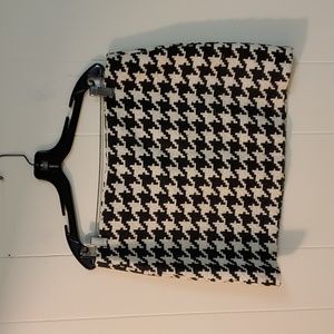 Benetton Houndstooth Skirt